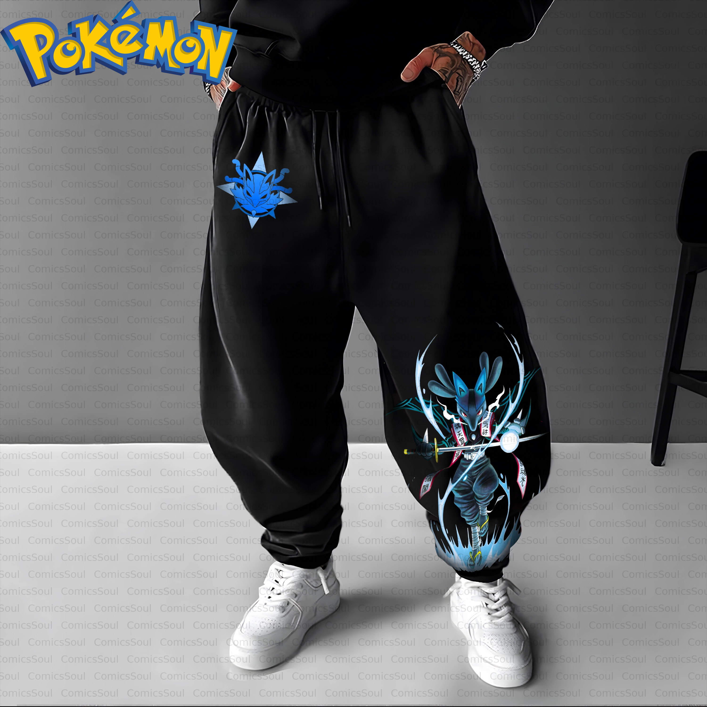 Black Cotton Pokemon Hoodie an - Anime Merch Hoodie บทวิจารณ์และราคา