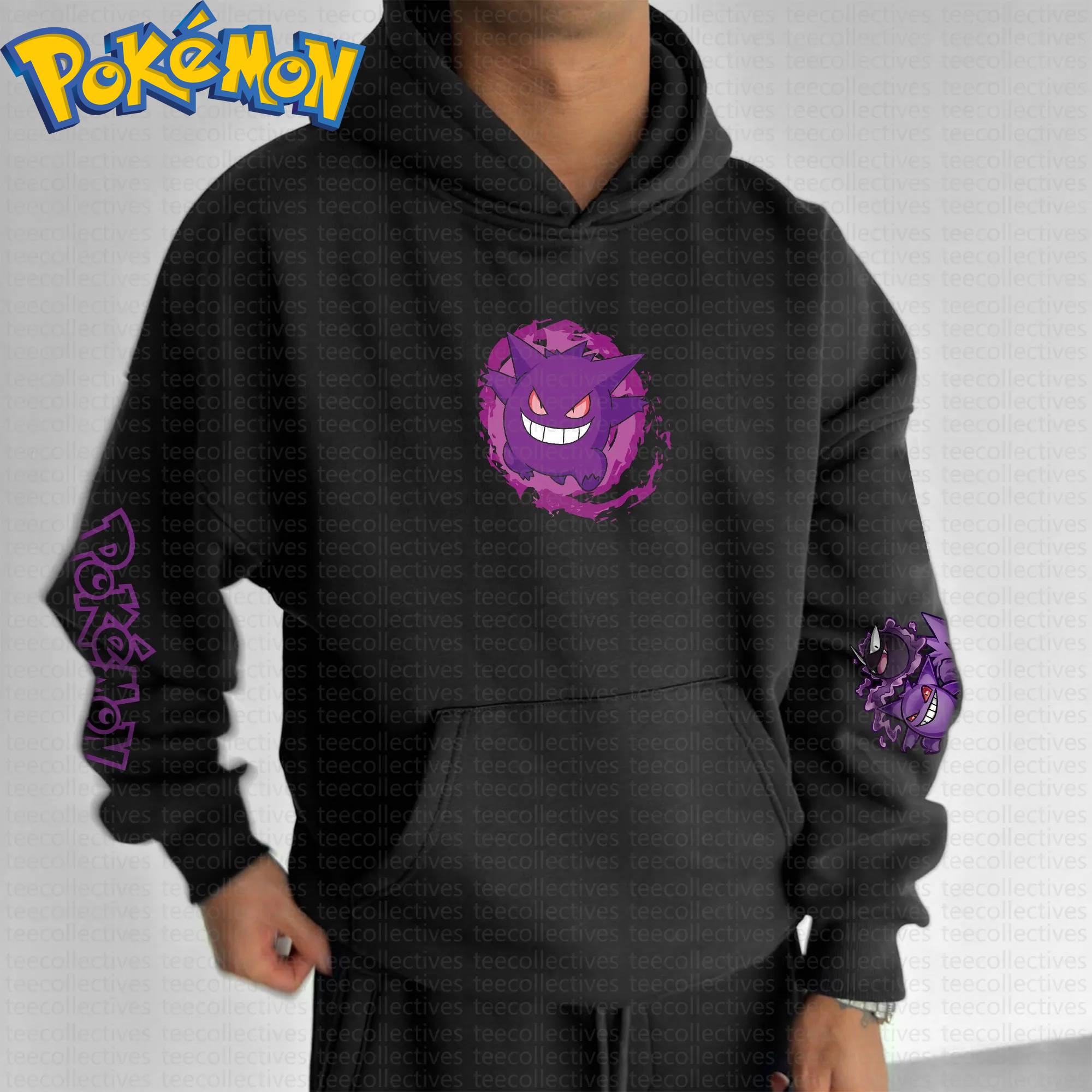 Pokemon Anime Gengar Cotton Ho - Anime Merch Hoodie บทวิจารณ์และราคา