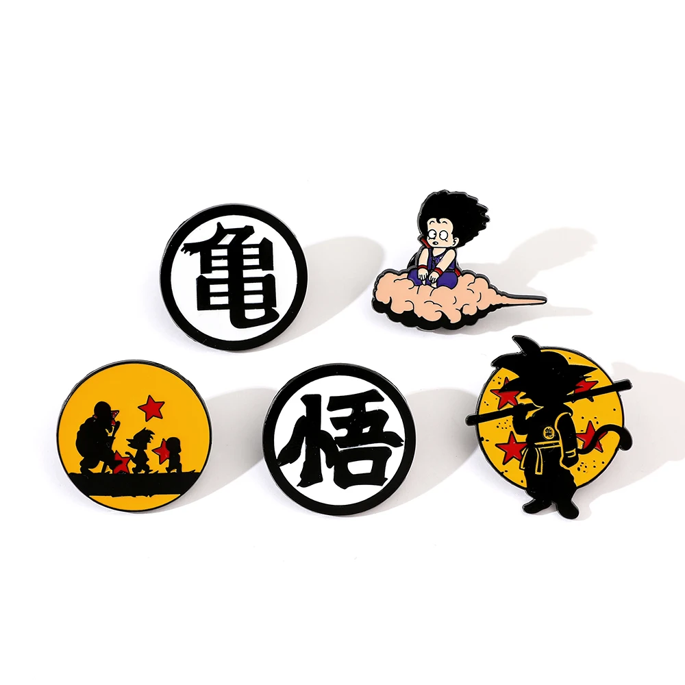6 Pcs Hot Blooded Anime Brooch - Enamel Pin Set บทวิจารณ์และราคา