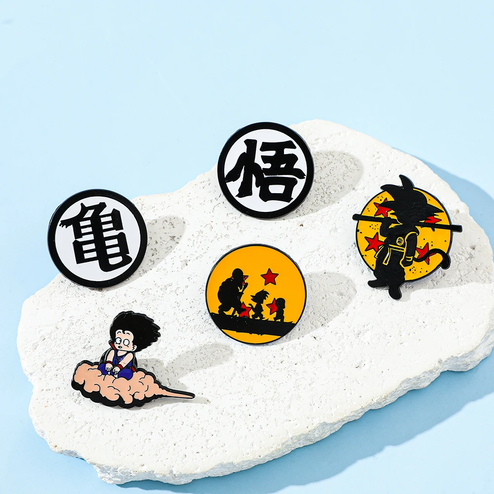 6 Pcs Hot Blooded Anime Brooch - Enamel Pin Set บทวิจารณ์และราคา