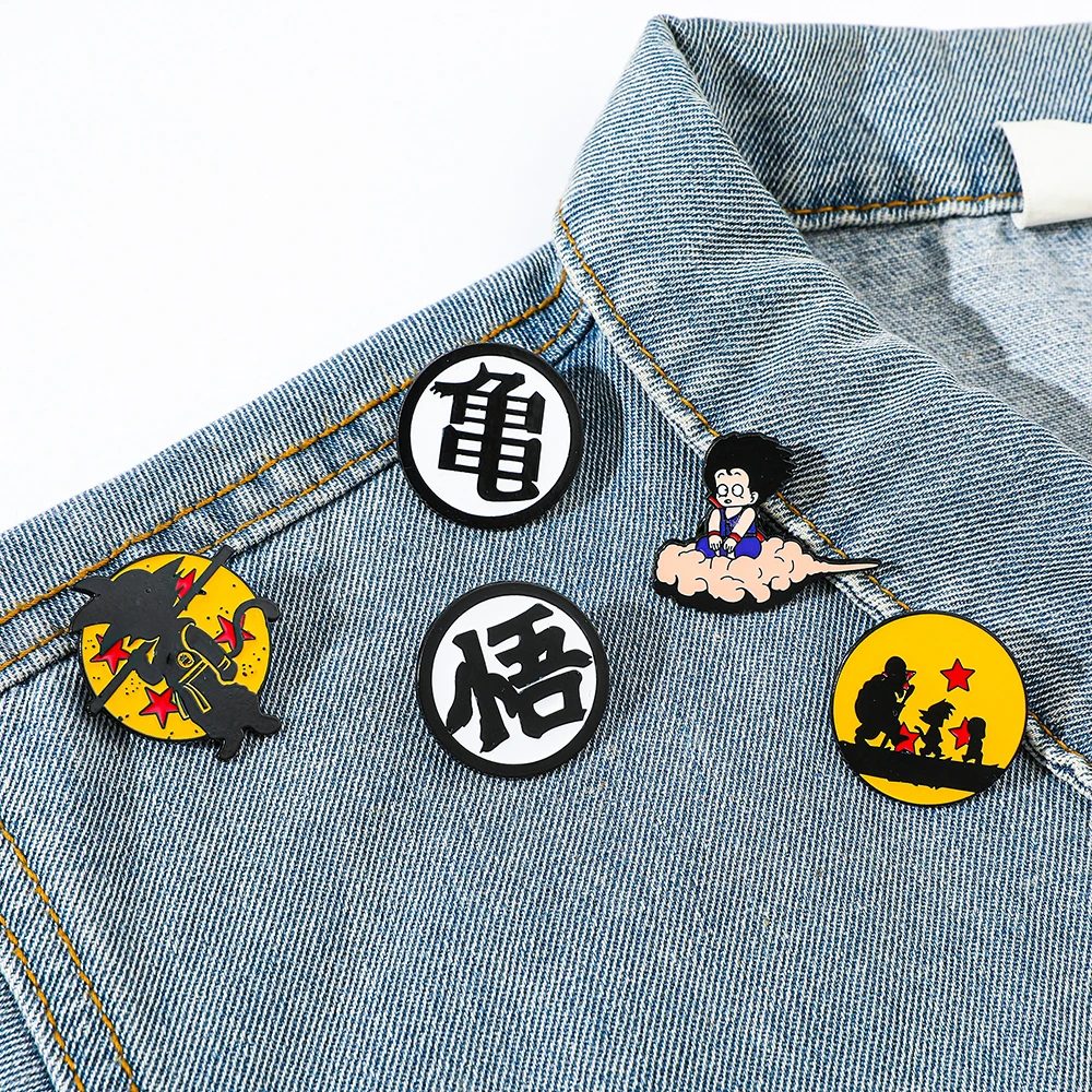6 Pcs Hot Blooded Anime Brooch - Enamel Pin Set บทวิจารณ์และราคา
