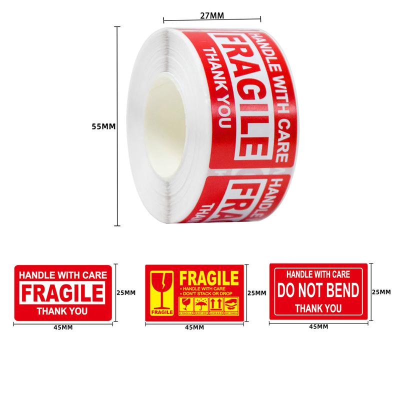 250PCS Fragile Stickers Handle - Sticker Sheet Set บทวิจารณ์และราคา