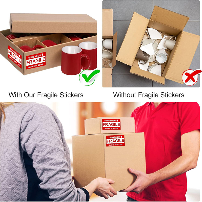 250PCS Fragile Stickers Handle - Sticker Sheet Set บทวิจารณ์และราคา
