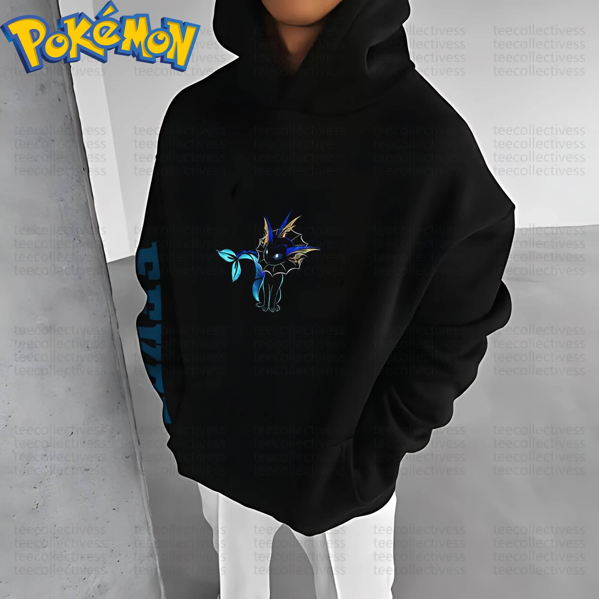 Pokemon Anime Vaporeon Cotton  - Anime Merch Hoodie บทวิจารณ์และราคา